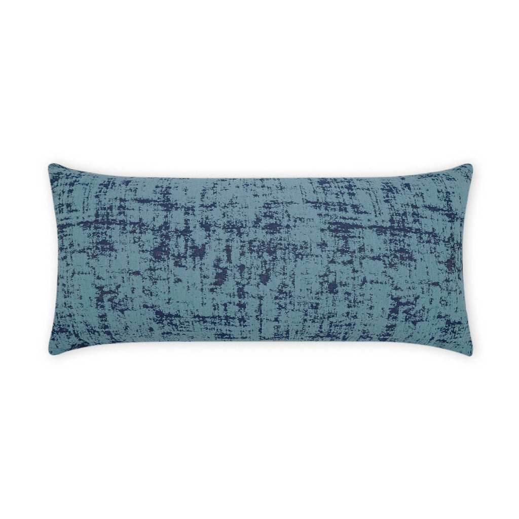 Bluff Lumbar Outdoor Throw Pillow - Blue | DV KAP