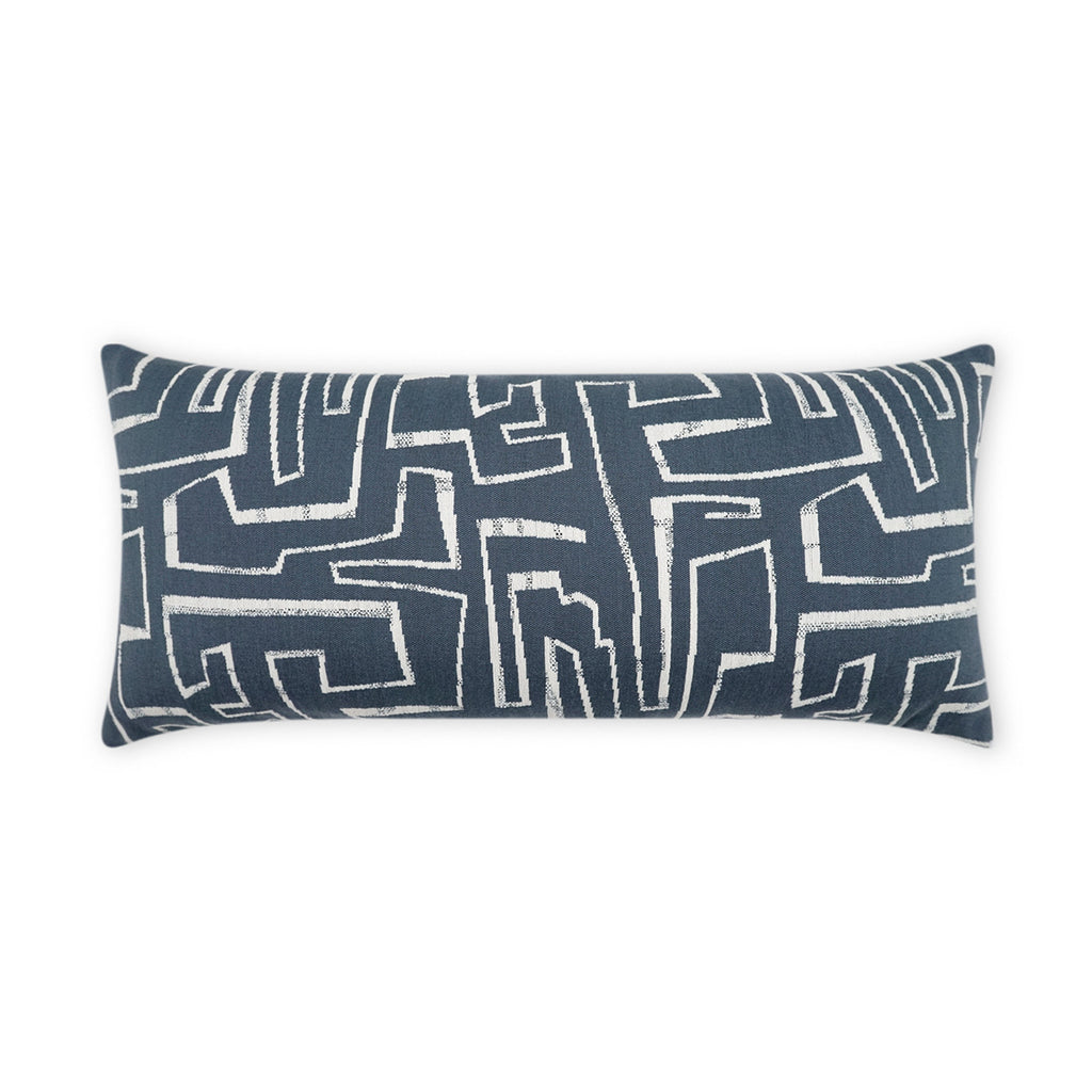 Theon Lumbar Outdoor Throw Pillow - Blue | DV KAP