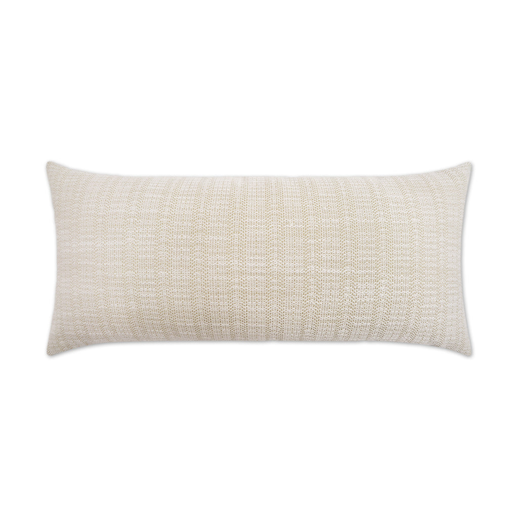 Ashmolton Lumbar Outdoor Throw Pillow - Linen | DV KAP