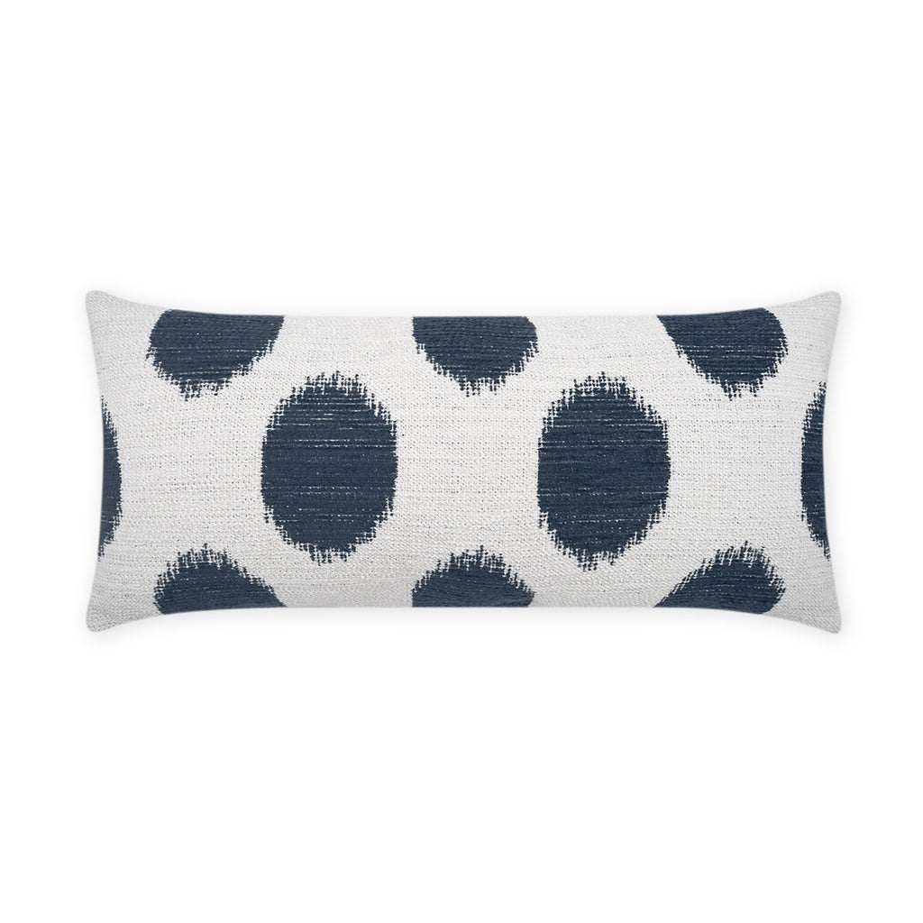 Vianella Lumbar Outdoor Throw Pillow - Indigo | DV KAP