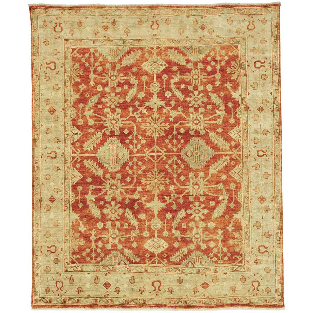 Safavieh Oushak Rug Collection OSH119A - Rust / Ivory