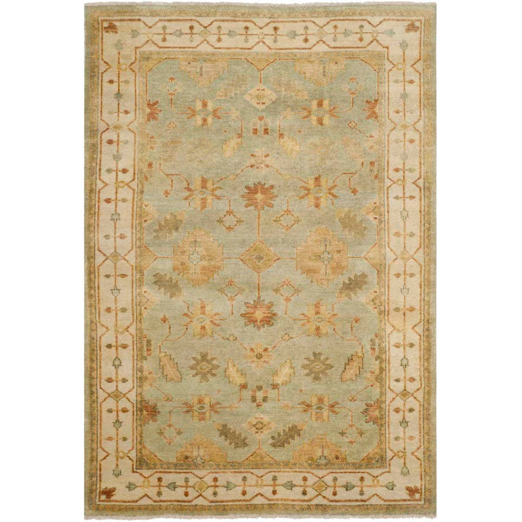 Safavieh Oushak Rug Collection OSH141A - Soft Green / Ivory