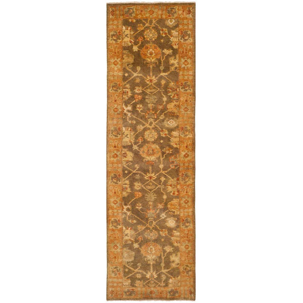 Safavieh Oushak Rug Collection OSH144A - Brown / Rust