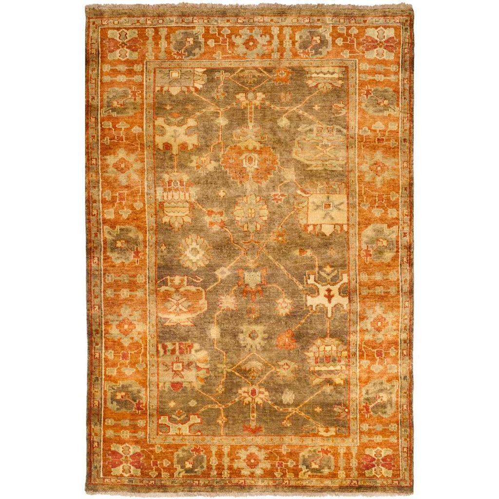 Safavieh Oushak Rug Collection OSH144A - Brown / Rust