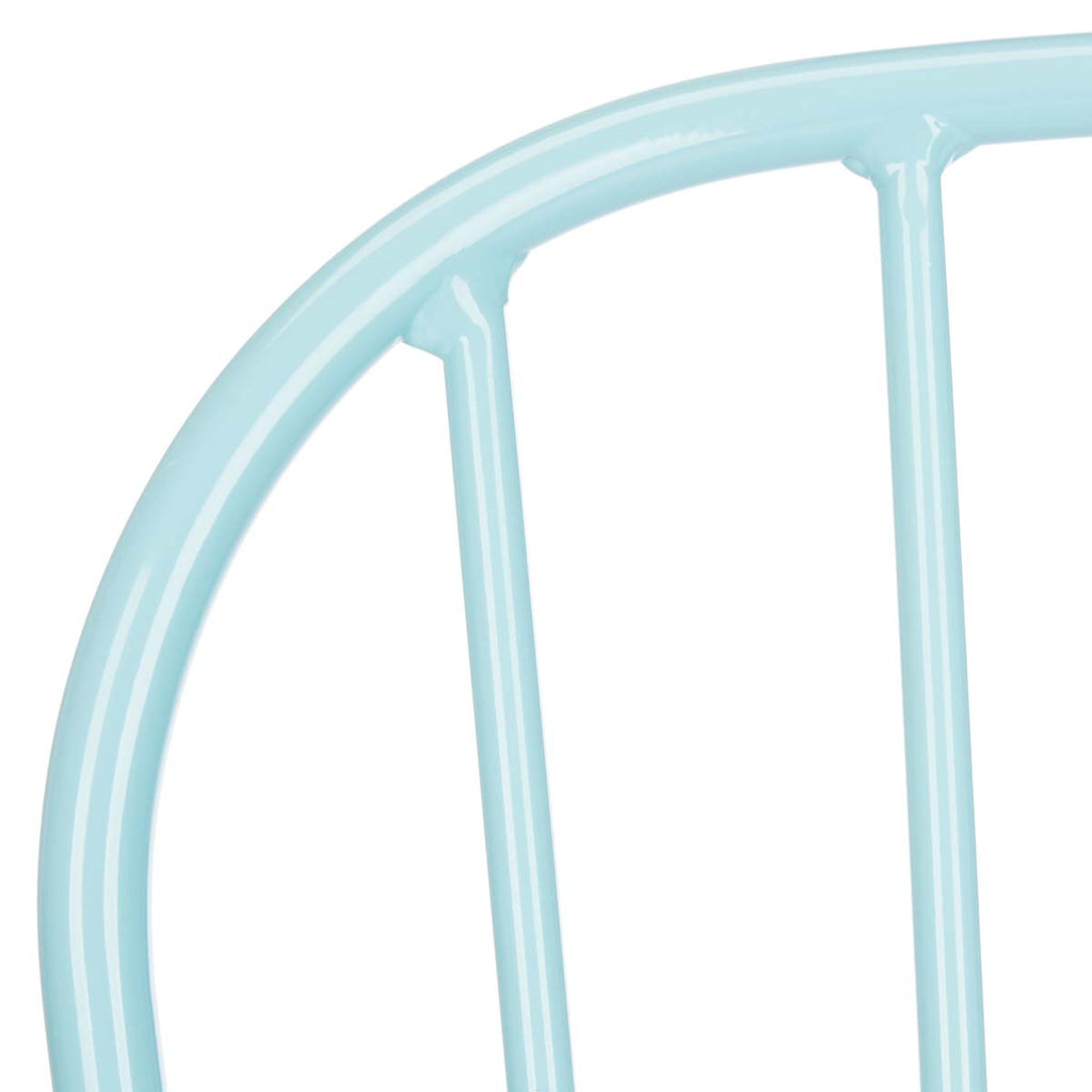 Safavieh Everleigh Stackable Side Chair - Baby Blue (Set of 2)