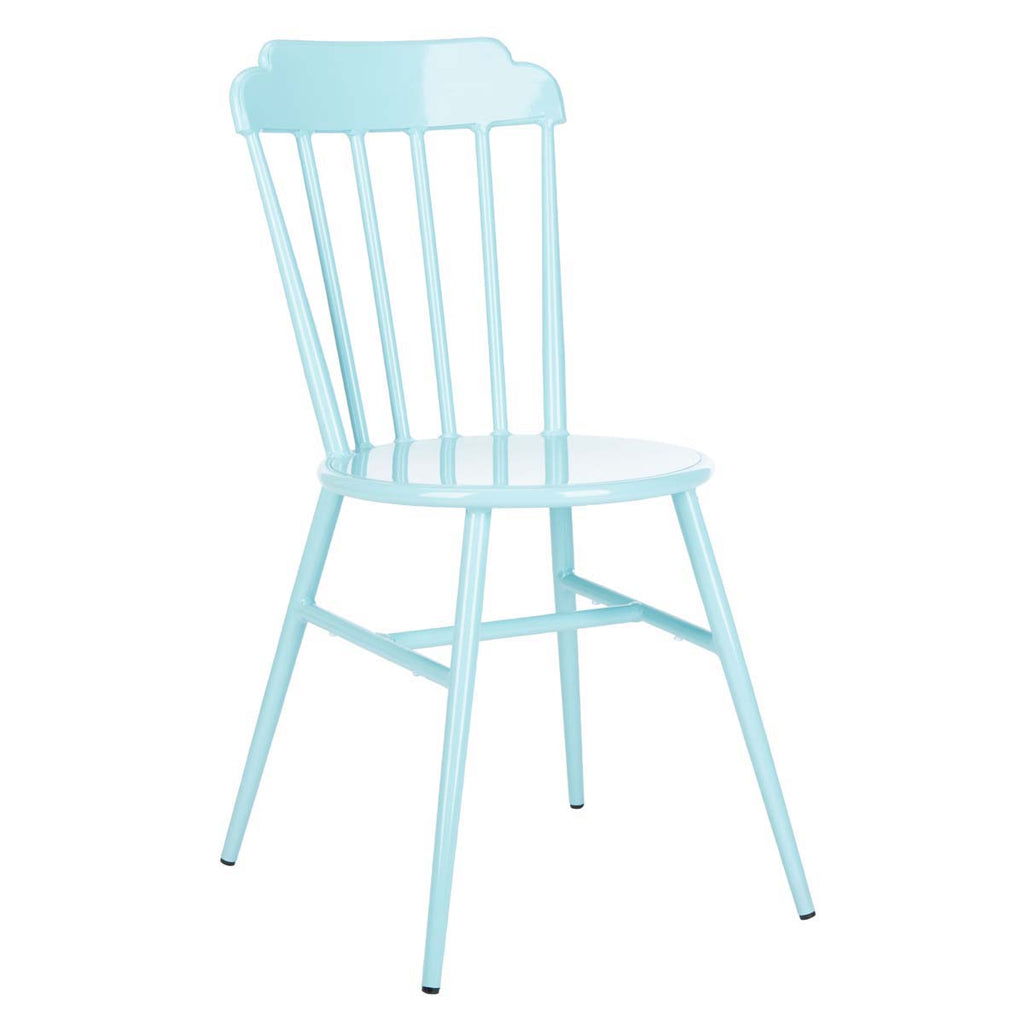 Safavieh Broderick Side Chair/Stackable-Baby Blue (Set of 2)