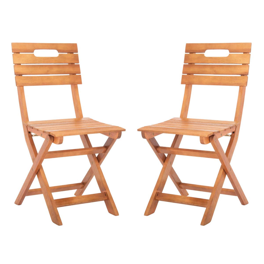 Safavieh Blison Folding Chairs - Natural (Set of 2)