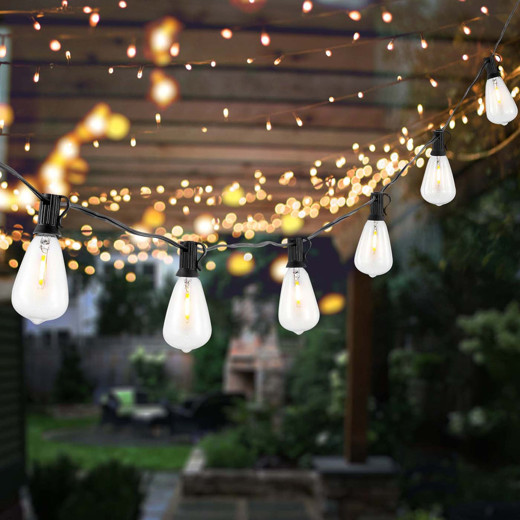 Safavieh Dorcia LED Outdoor String Lights - Black