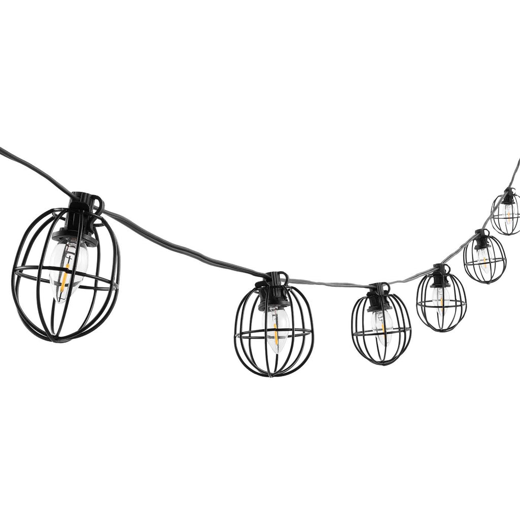 Safavieh Garnet LED Outdoor String Lights - Black