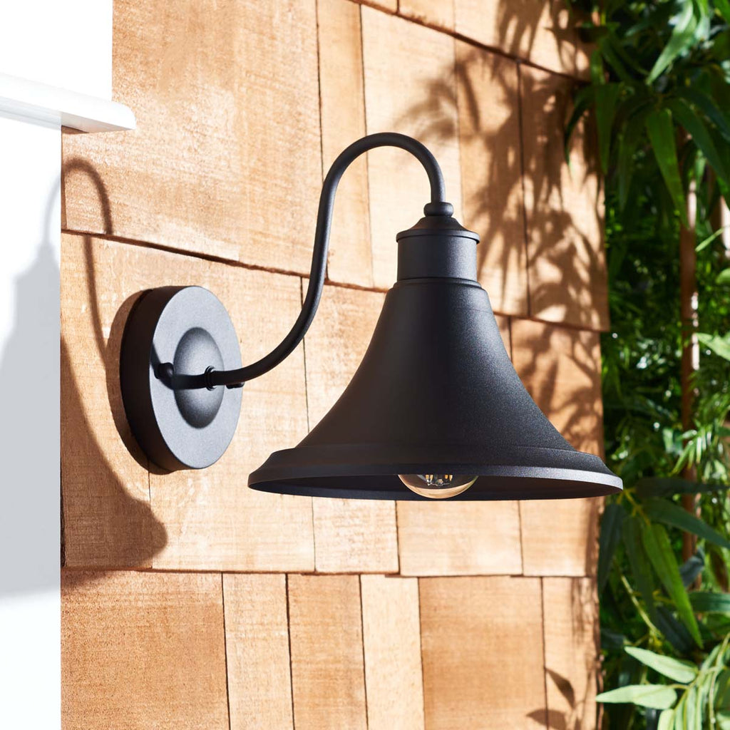 Safavieh Graylyn Outdoor Wall Sconce - Black (Set of 2)