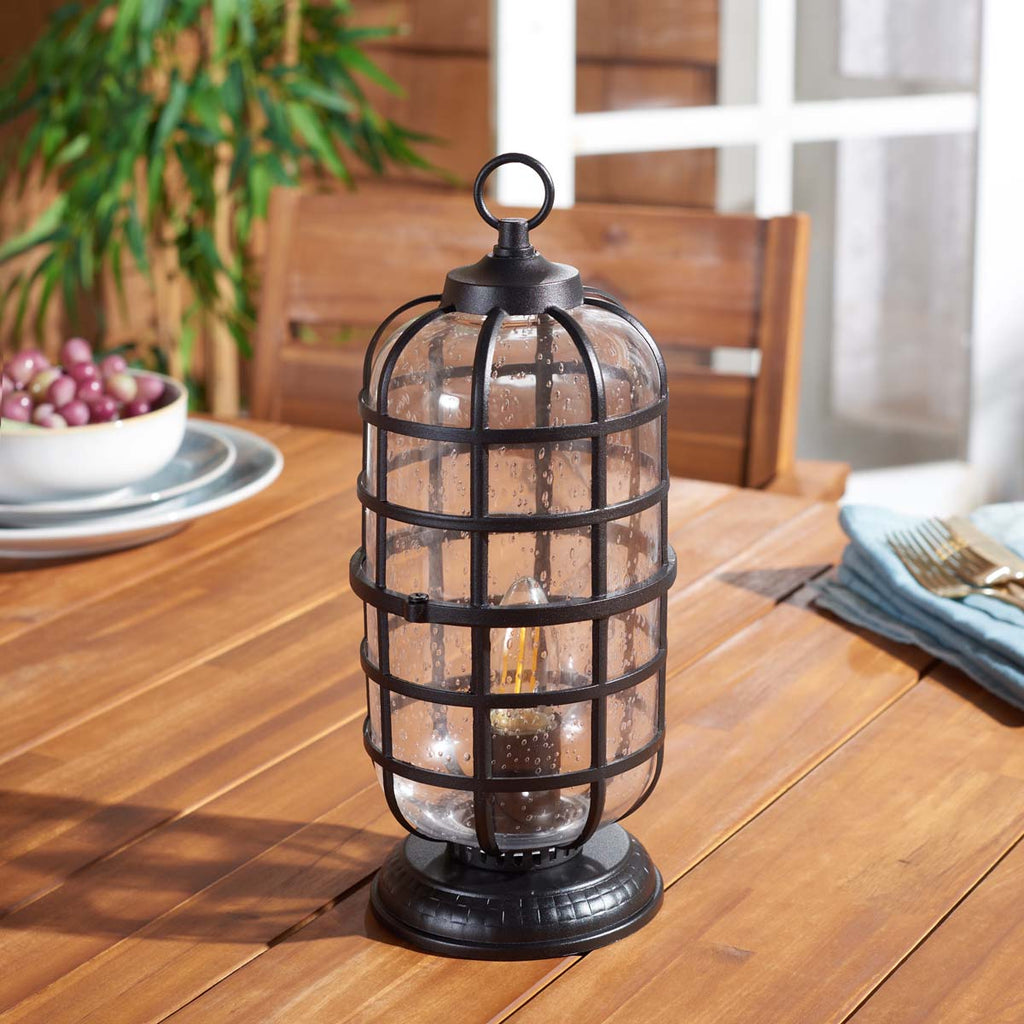 Safavieh Rigel Outdoor Table Lamp - Black