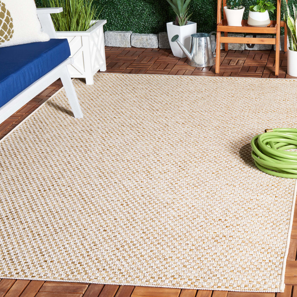 Safavieh Sisal All-Weather Rug Collection: SAW460B - Natural / Ivory