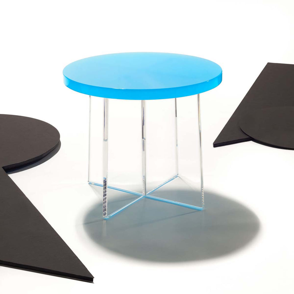 Safavieh Couture Edwards Acrylic Accent Table - Turquoise