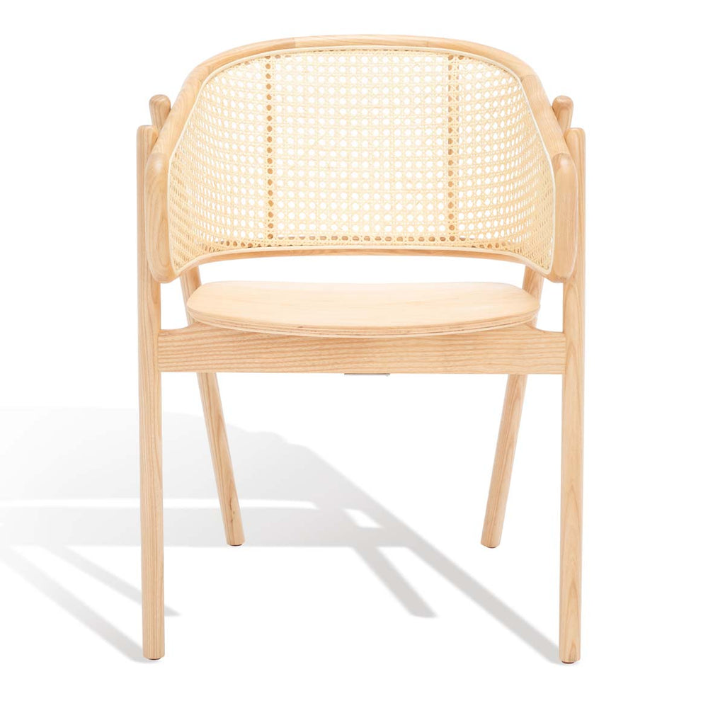 Safavieh Couture Emmy Rattan Back Dining Chair - Natural