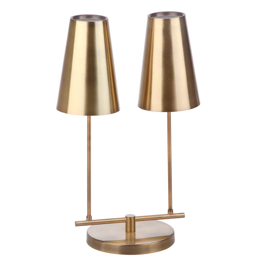 Safavieh Rianon 22.5 Inch H Table Lamp-Brass Gold
