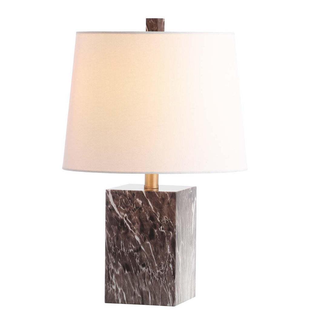 Safavieh Brett Table Lamp-Brown Marble