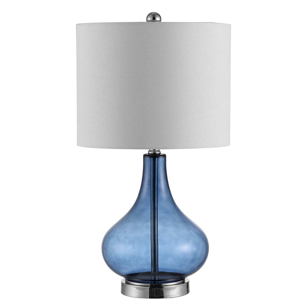 Safavieh Brooks Glass Table Lamp - Blue