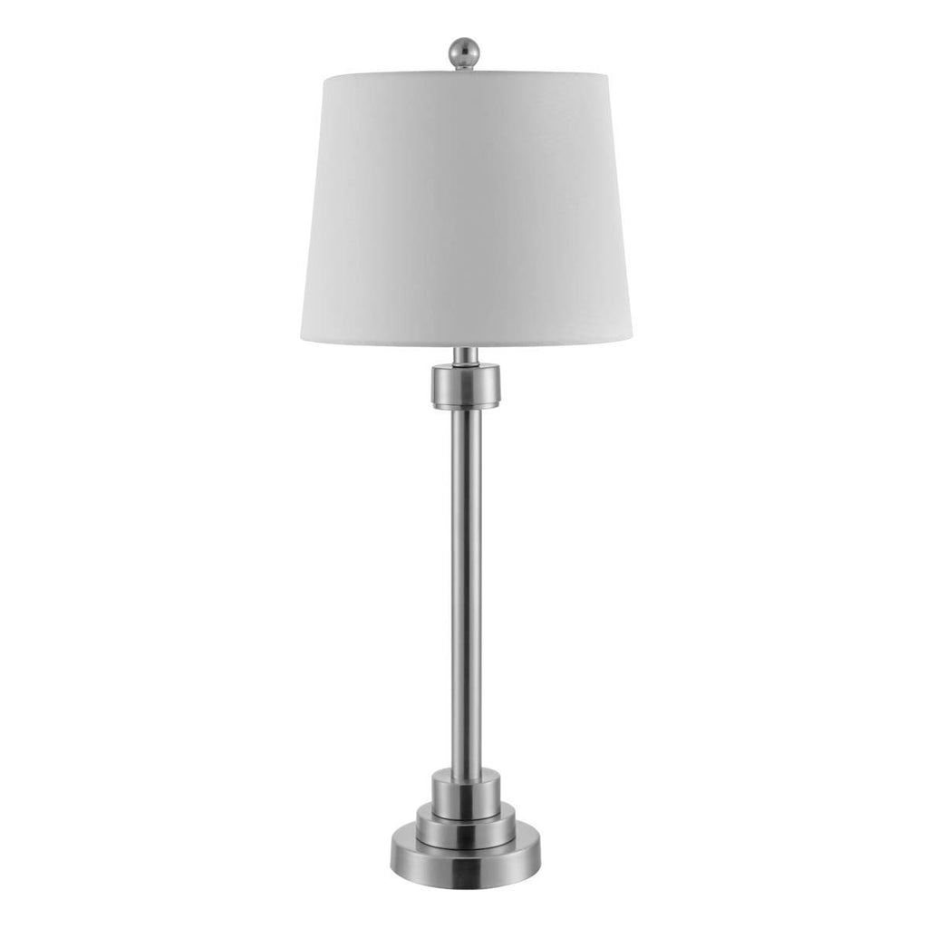 Safavieh Baxter Iron Table Lamp - Nickel