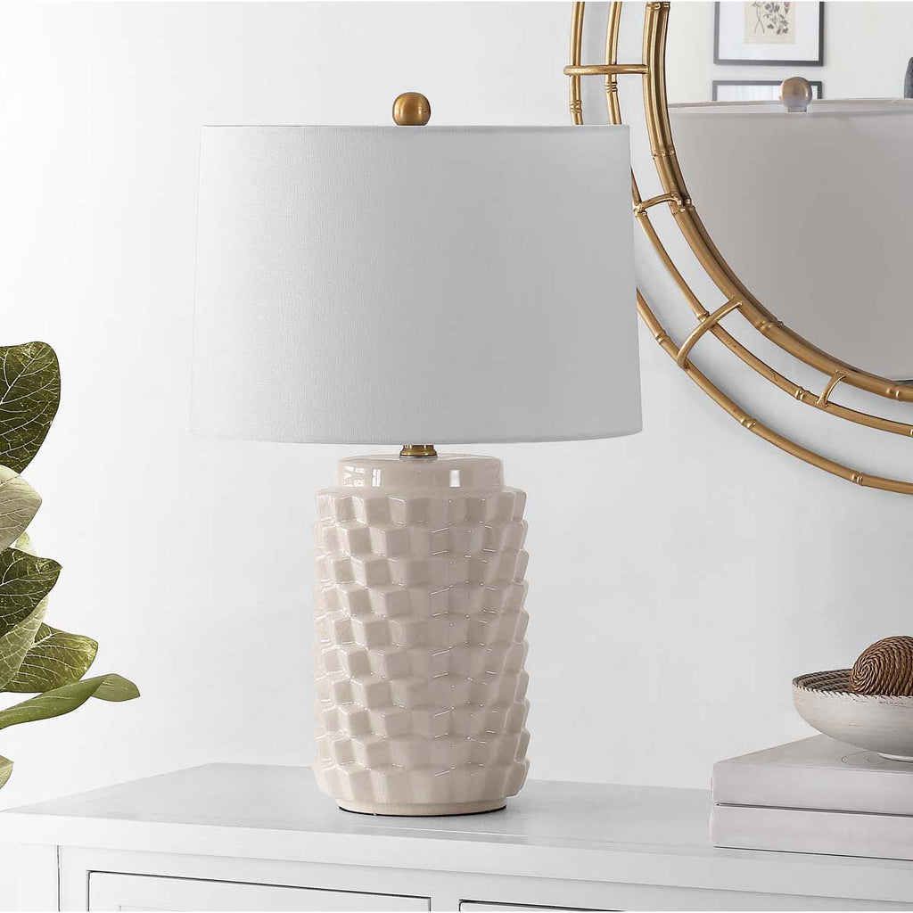 Safavieh Weldon Ceramic Table Lamp - Ivory