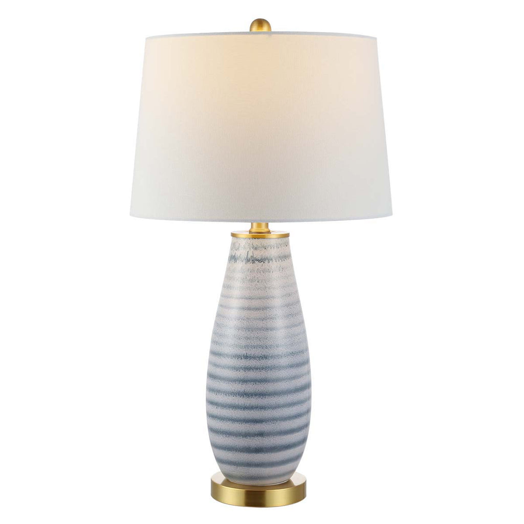 Safavieh Eliana Glass Table Lamp - Blue