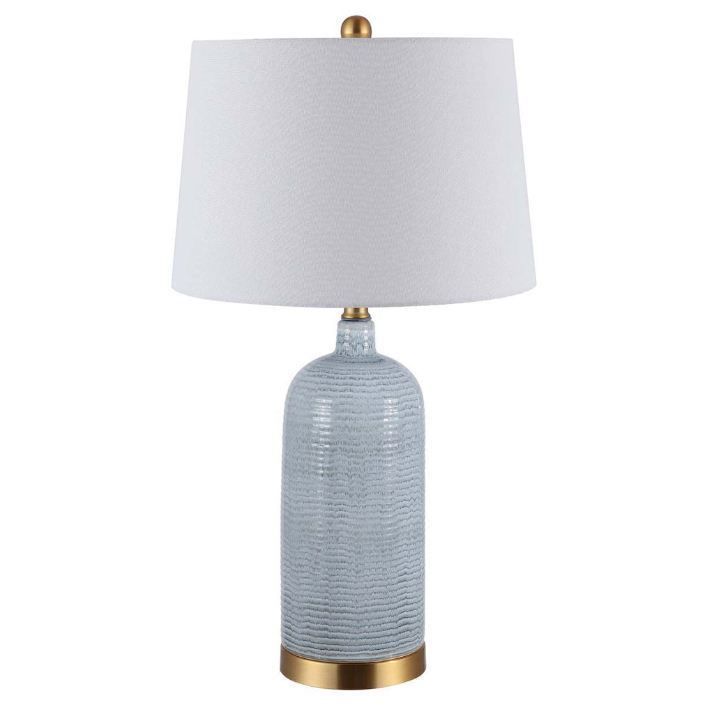 Safavieh Stark Glass Table Lamp -Blue