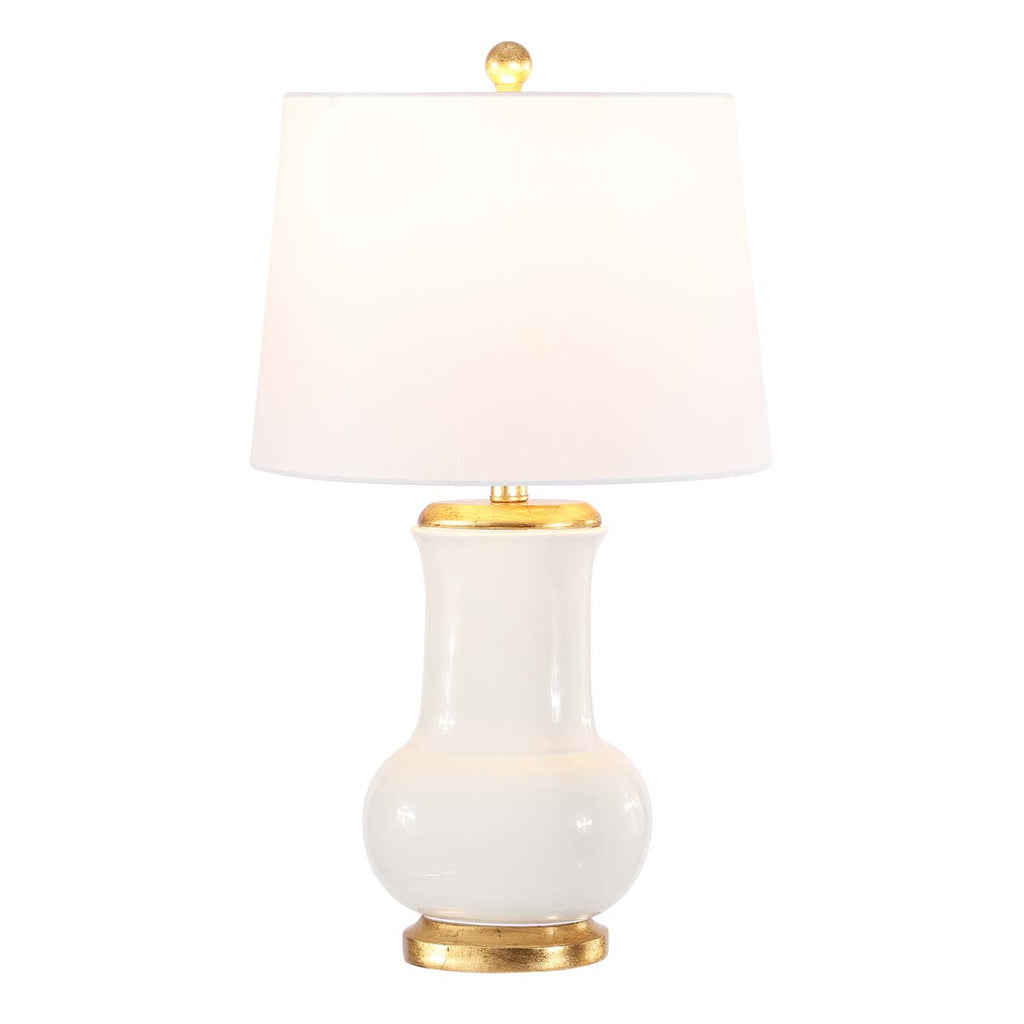 Safavieh Emberson Table Lamp - Ivory / Gold