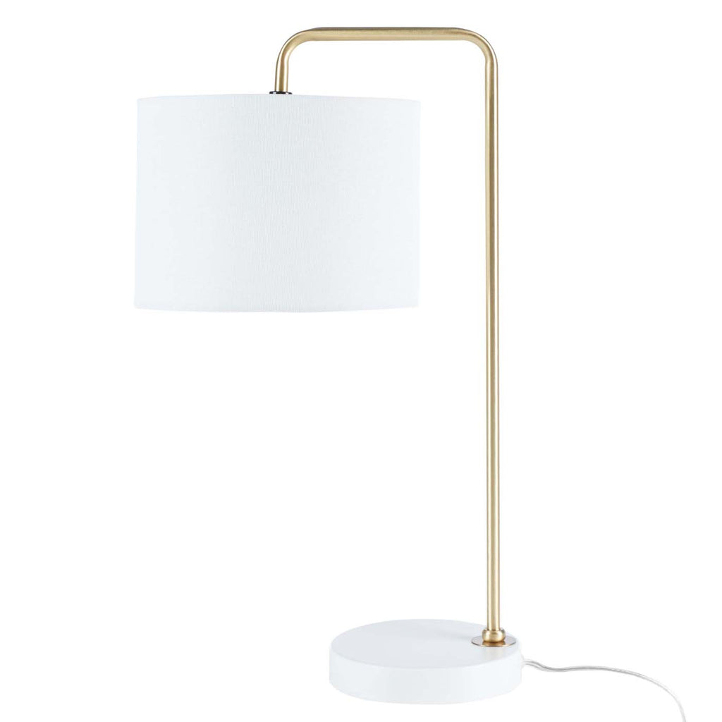 Safavieh Felton Table Lamp - Gold / White