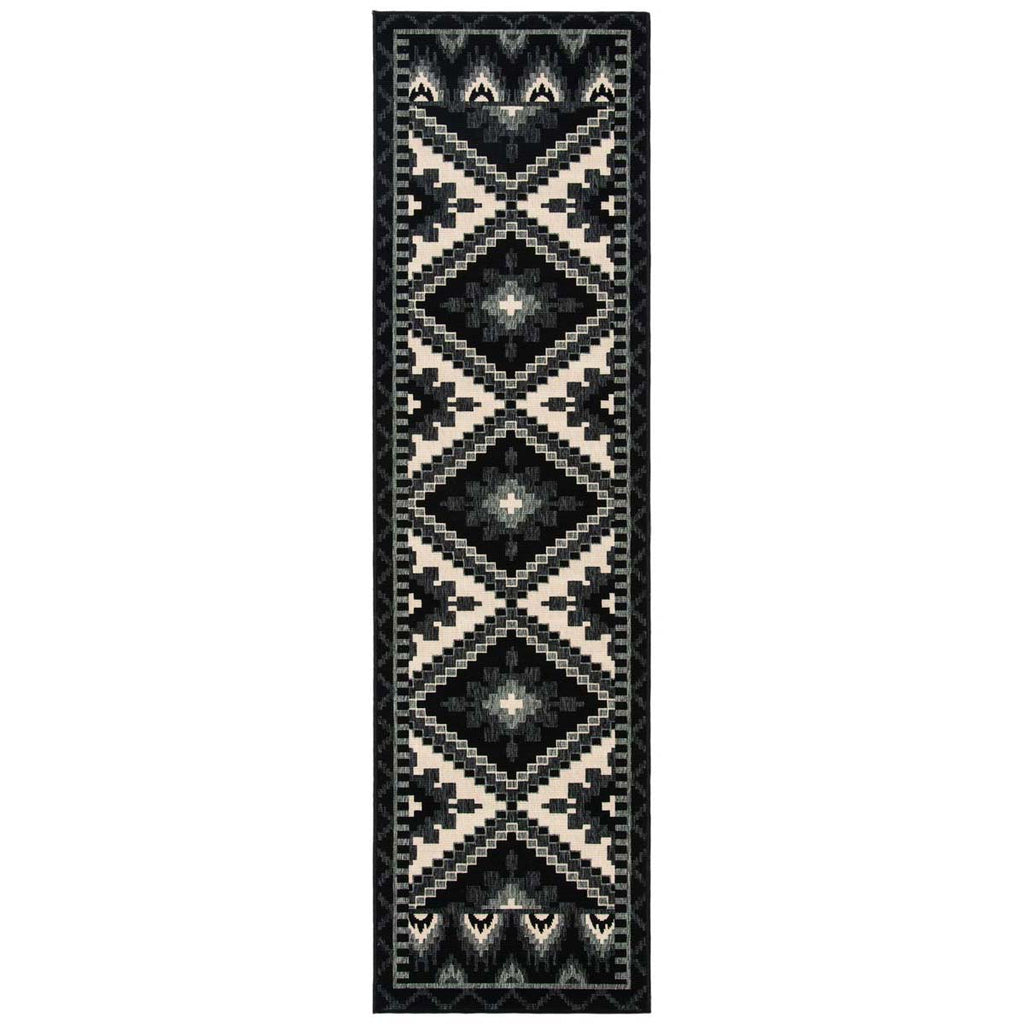 Safavieh Veranda Rug Collection: VER096-0421 - Black / Beige