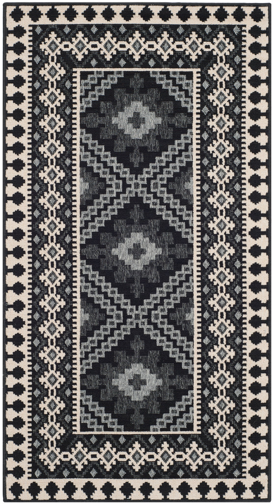 Safavieh Veranda Rug Collection VER099-421 - Ivory / Charcoal