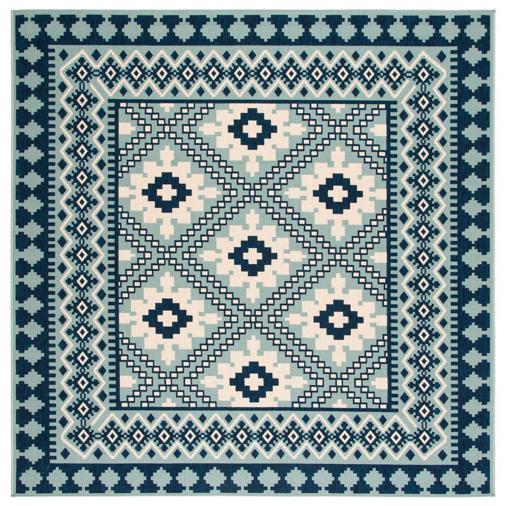 Safavieh Veranda Rug Collection VER099-451 - Ivory / Blue