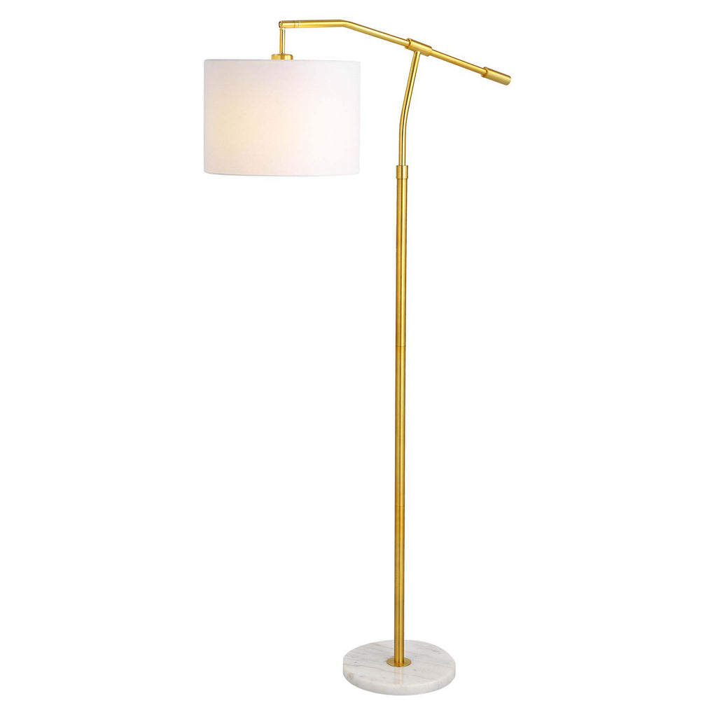 Home Decor Floor Lamp - Gold/White