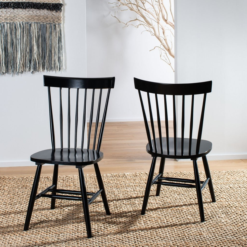 Safavieh Parker 17''H Spindle Dining Chair (Set Of 2) Black