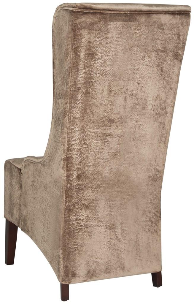 Safavieh Becall 20''H Velvet Dining Chair - Champagne