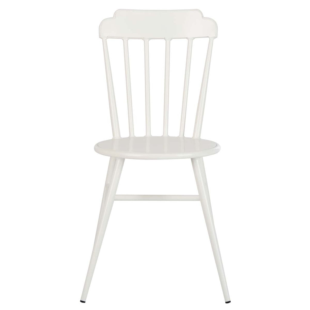 Safavieh Broderick Stackable Side Chair - Matte White (Set of 2)