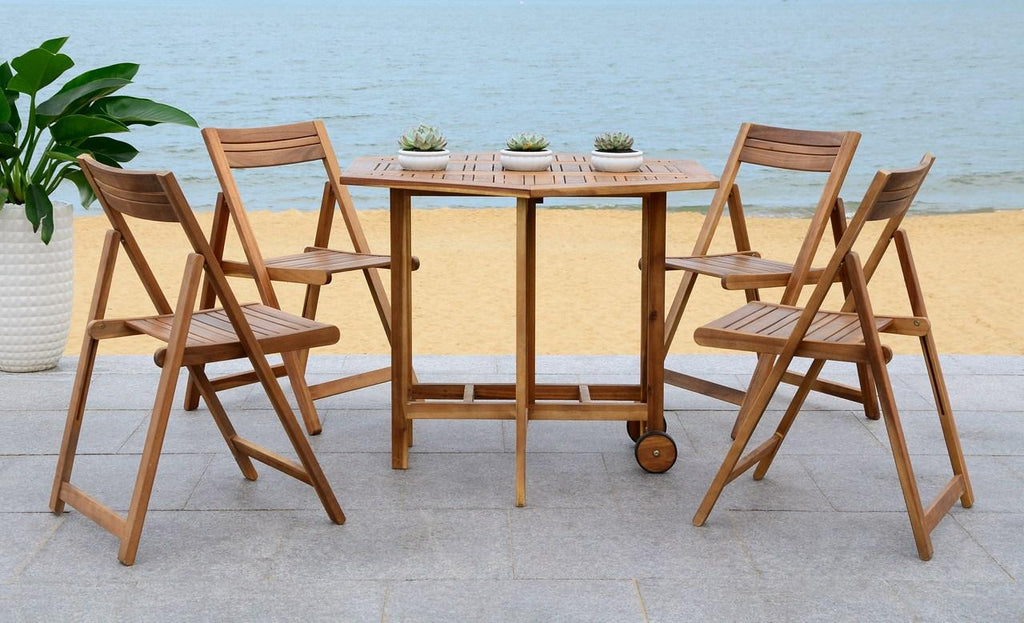 Safavieh Kerman Table And 4 Chairs - Natural