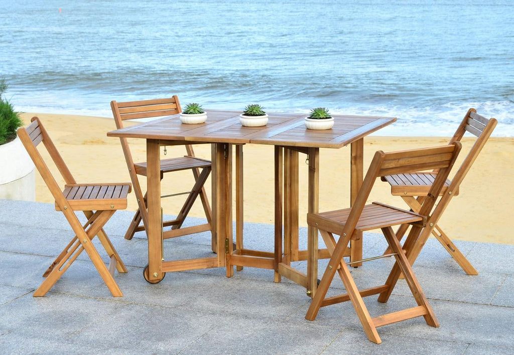 Safavieh Arvin Table And 4 Chairs - Natural