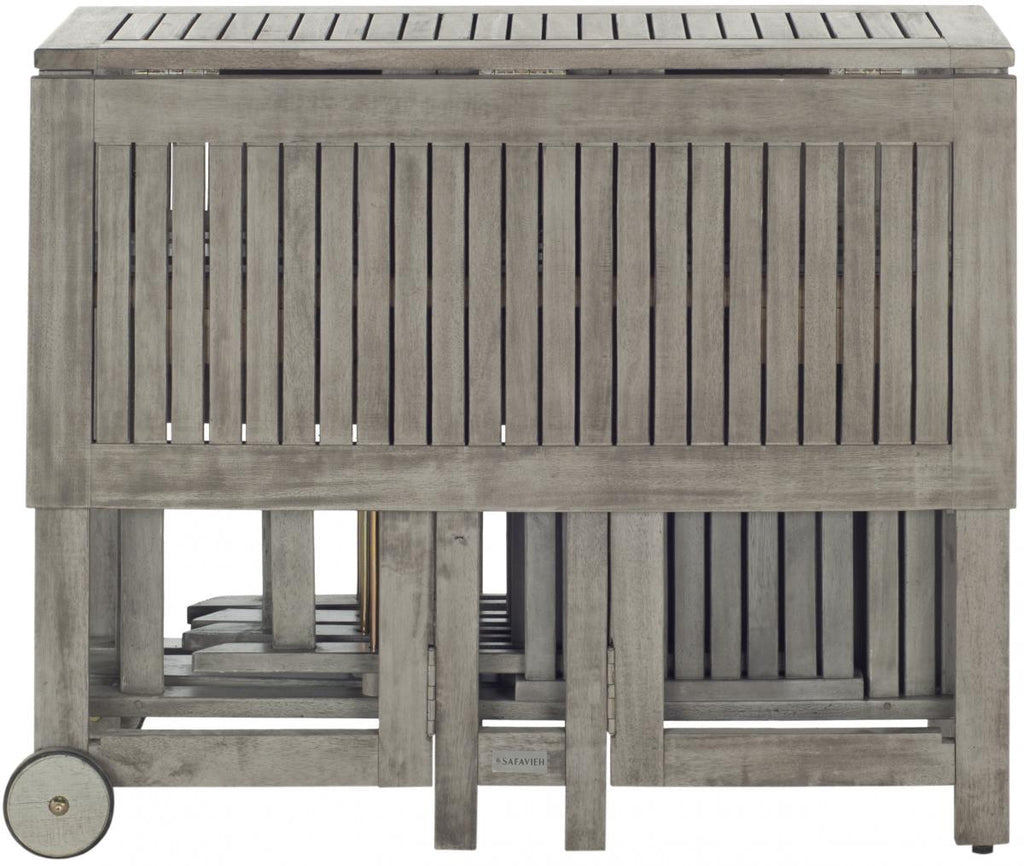 Safavieh Arvin Table And 4 Chairs - Grey Wash