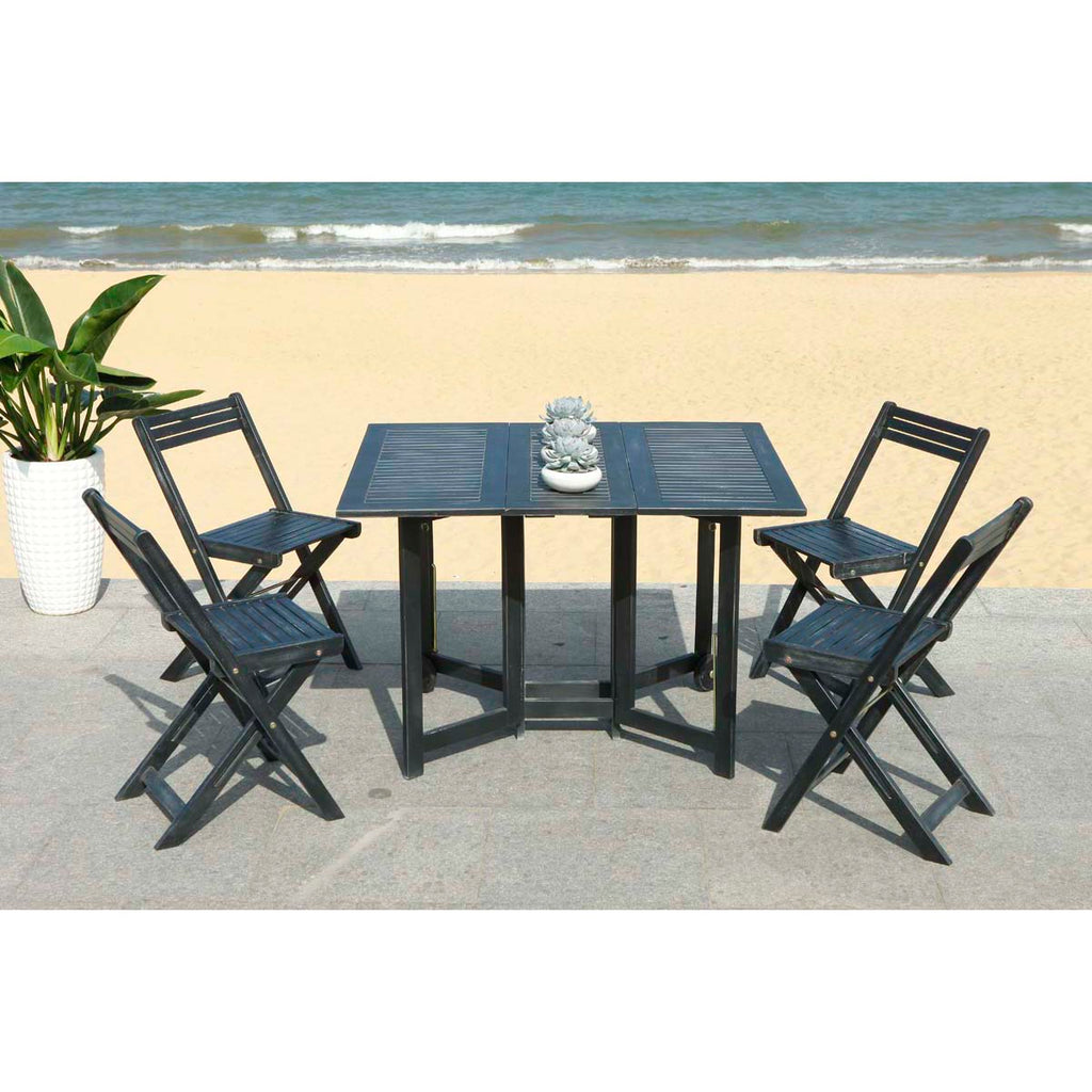 Safavieh Arvin Table And 4 Chairs - Black