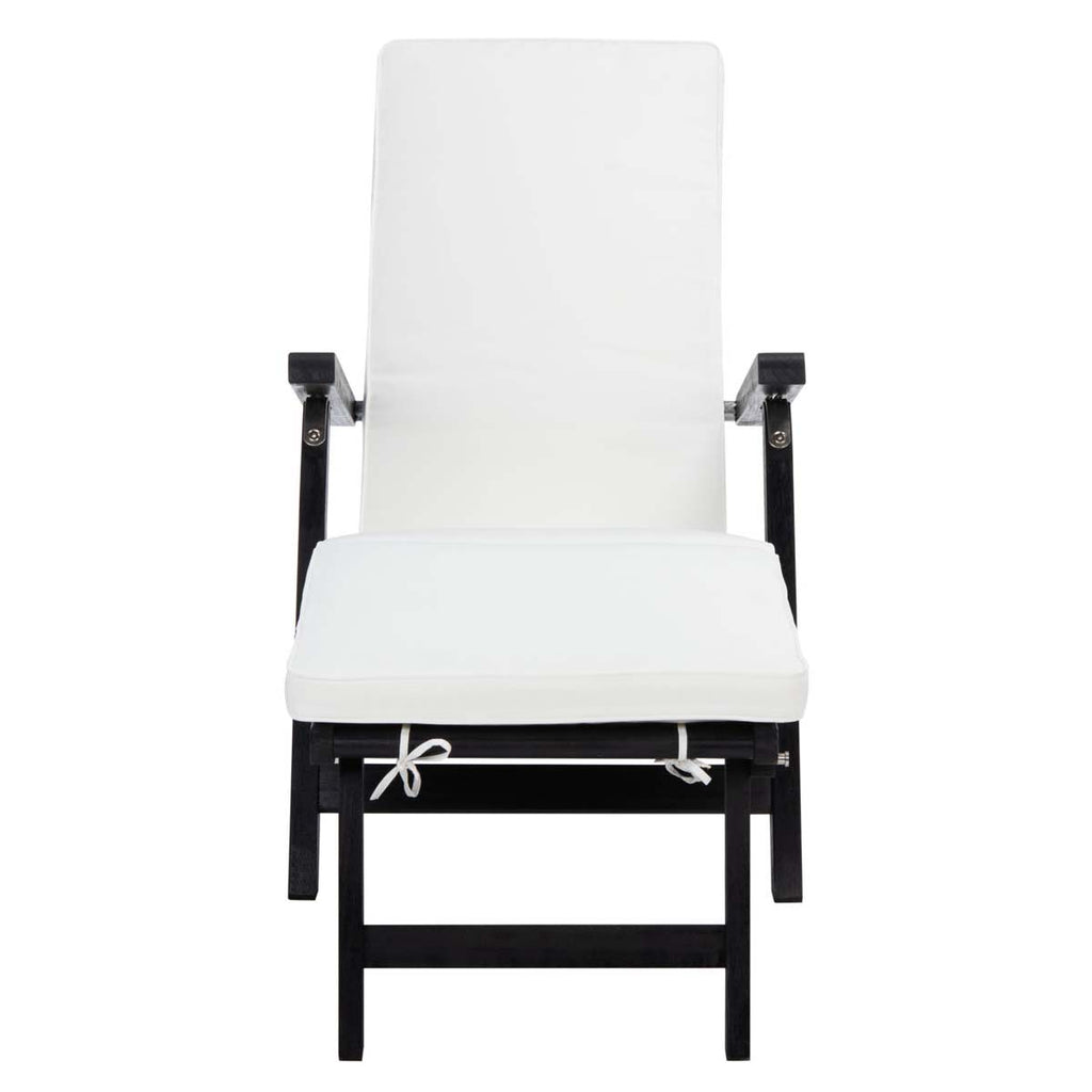 Safavieh Palmdale Lounge Chair - Black / Beige