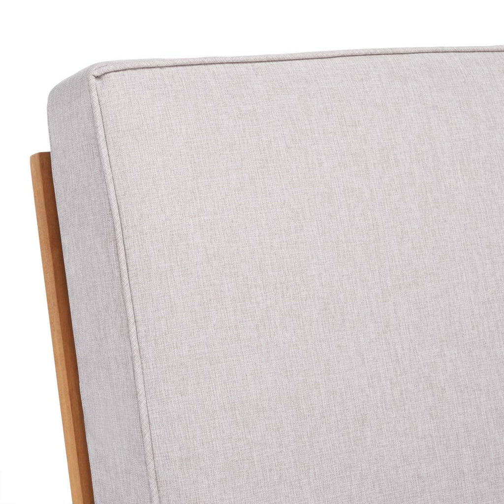 Safavieh Jackman Lounge Chair - Grey/Light Grey Cushion