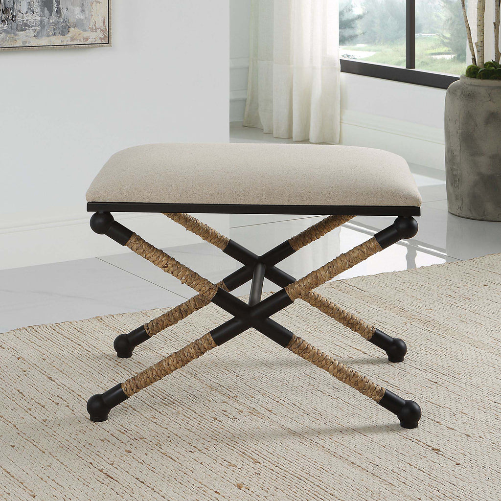 Home Decor Braided Accent Stool