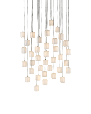 Currey & Co Dove 36-Light Round Multi-Drop Pendant | 9000-0715