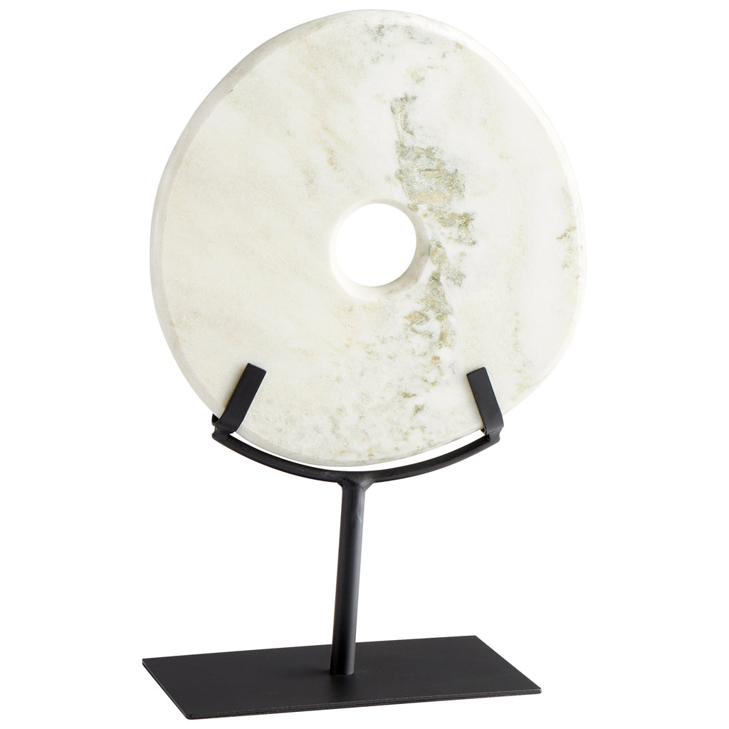 Disk On Stand - White - Small | Cyan Design