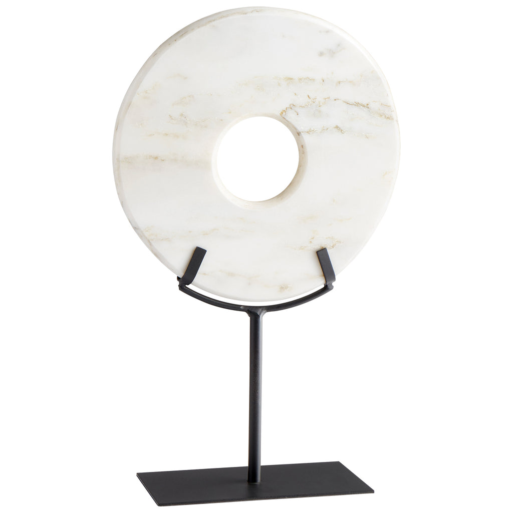 Disk On Stand - White - Large | Cyan Design