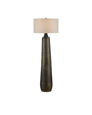 Currey & Co Brigadier Black Floor Lamp | 8000-0136