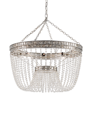Currey & Co Highbrow Beaded Glass Chandelier | 9685