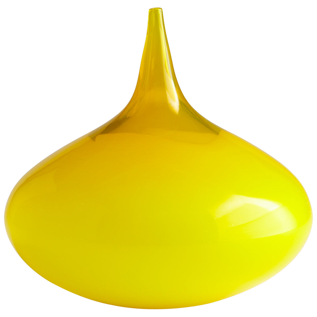 Moonbeam Vase - Yellow - Small | Cyan Design
