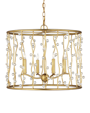 Adagio Chandelier - Gold | Currey & Co - 9000-1239