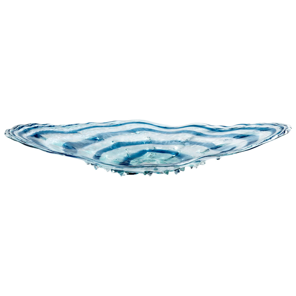 Abyss Plate - Blue & Clear | Cyan Design