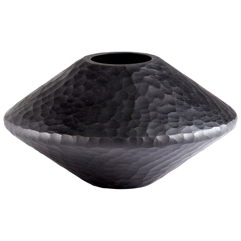 Round Lava Vase - Black | Cyan Design